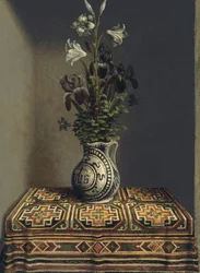 Blumen in einem Krug, ca. 1485
