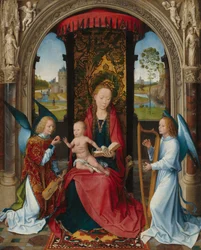 Madonna und Kind mit Engeln