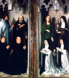 Triptychon von Johannes dem Täufer und Johannes dem Evangelisten, 1479