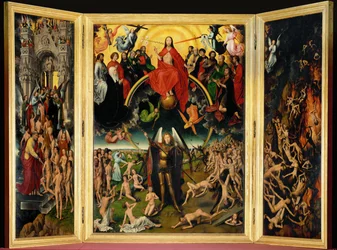 Triptychon mit dem Jüngsten Gericht (Mittelteil)