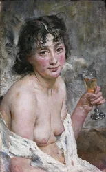Champagner-Mädchen