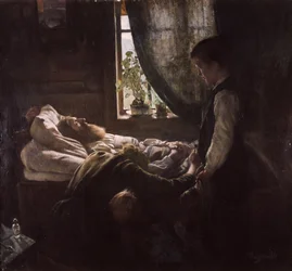 Das Sterbebett der Arbeiter