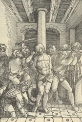 Christus gegeißelt, aus Speculum passionis domini nostri Ihesu Christi, 1507