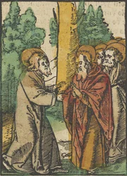 Christus lehrt die Jünger, 1, aus Das Plenarium, 1517