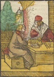Das Gleichnis vom reichen Mann und dem Haushalter, 2, aus Das Plenarium, 1517