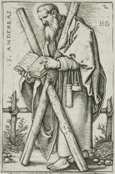 St. Andreas, Tafel 2 aus Die zwölf Apostel