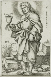 Heiliger Johannes, Tafel 4 aus Die zwölf Apostel