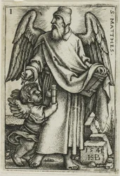 St. Matthäus, aus Die vier Evangelisten