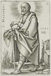 St. Matthäus, Platte 8 aus Die Zwölf Apostel