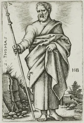 St. Thomas, Platte 7 aus Die Zwölf Apostel