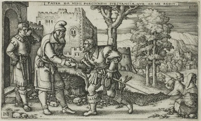 Die Abreise des verlorenen Sohnes, Platte eins aus Die Geschichte des verlorenen Sohnes