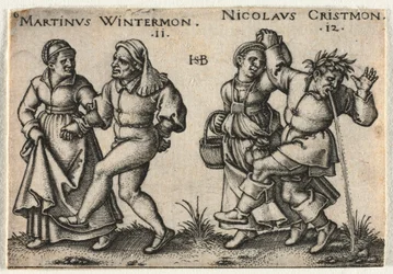 Die Bauernhochzeit oder die zwölf Monate: 11-Martinus Wintermon 12-Nicolaus Cristmon