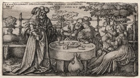 Der verlorene Sohn: Verschwendung seines Vermögens