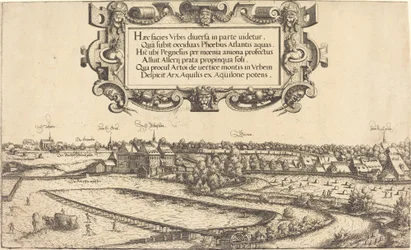 Ansicht von Nürnberg von Westen [linker Abschnitt], 1552