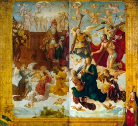 Christus und Maria vor Gott dem Vater