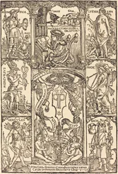 Kelten umgeben von griechischen und römischen Göttern