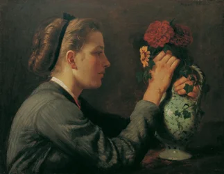 Agathe Thoma, die Schwester des Künstlers