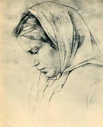 Die Schwester des Künstlers Agathe, 1866, 1943