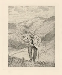 Wanderer im Gebirge