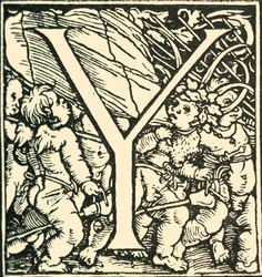 Y - Ein Alphabet von Hans Weiditz, um 1520-1521, 1908