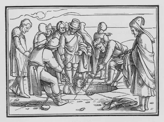 Joseph wird in eine Grube geworfen, Genesis XXXVII, 28