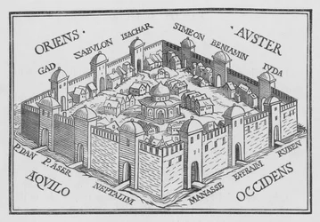 Die Vision der heiligen Wasser, Ezechiel XLVII, 1