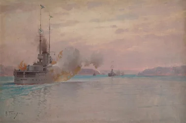 Die russische Marinebombardierung des Bosporus, 1915-1916
