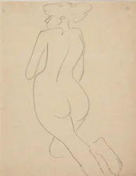 Modell von hinten gesehen