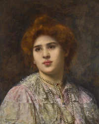 Porträt der Opernsängerin Félia Litvinne 1860-1936