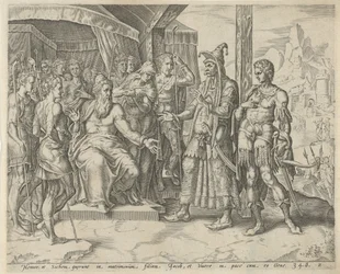 Chamor und Sichem bitten Jakob um Dinas Hand