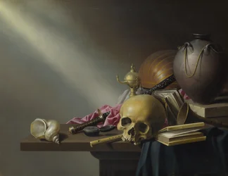 Eine Allegorie auf die Eitelkeiten des menschlichen Lebens, um 1640