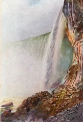 Niagara, Ansicht der Wasserfälle von unten