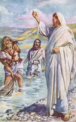 Der Ruf von Andreas und Petrus, Illustration aus Harold Copping Bilder: Die Kronenserie, ca. 1920er Jahre