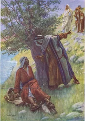 Die Berufung von Nathaniel, Illustration aus Bilder, die lehren Die Kronenserie, 1920