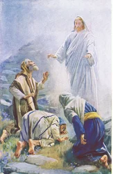 Die Verklärung, Illustration aus Harold Copping Bilder: Die Kronen-Serie, ca. 1920er