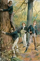 Tom stieg auf Easts Schultern