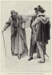 Du kommst zu mir und sagst, Shylock, leih mir Geld