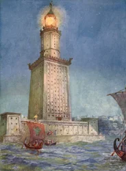 Antiker Leuchtturm des Mittelmeers: Der Pharos von Alexandria