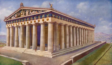 Der Parthenon, strahlendes Diadem von Athen und Schatzkammer unvergleichlicher Statuen