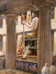 Der Zeus von Phidias, höchste Verkörperung der Göttlichkeit in der Kunst