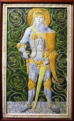 Gideon, Della Robbia Keramik, um 1900