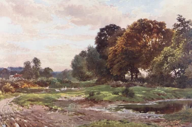 Eine Ecke des Esher Common