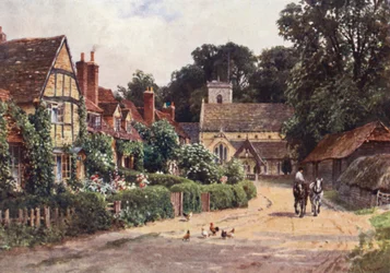 Das Dorf Betchworth, in der Nähe von Dorking