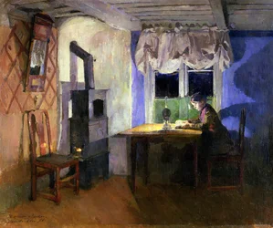 Bei Lampenlicht, 1890