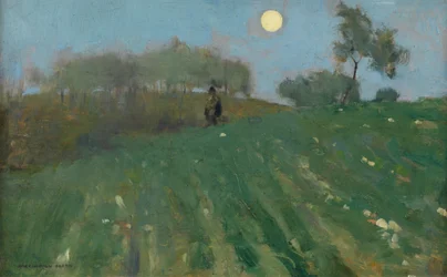 Spaziergang bei Vollmond