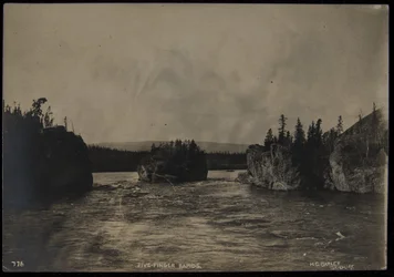 Five Fingers Rapids, Fotograf, H.C. Barley, Skagway, undatiert (s/w Foto)