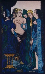 Wir nannten Lucrezia Crivelli und Tizians Dame, um 1910
