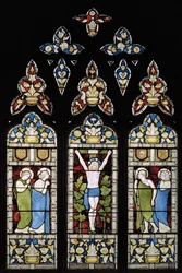 Die Kreuzigung, Ostfenster, 1872