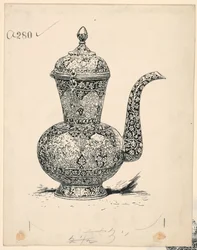 Silberkanne aus Isfahan