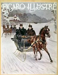 Schlitten im Schnee